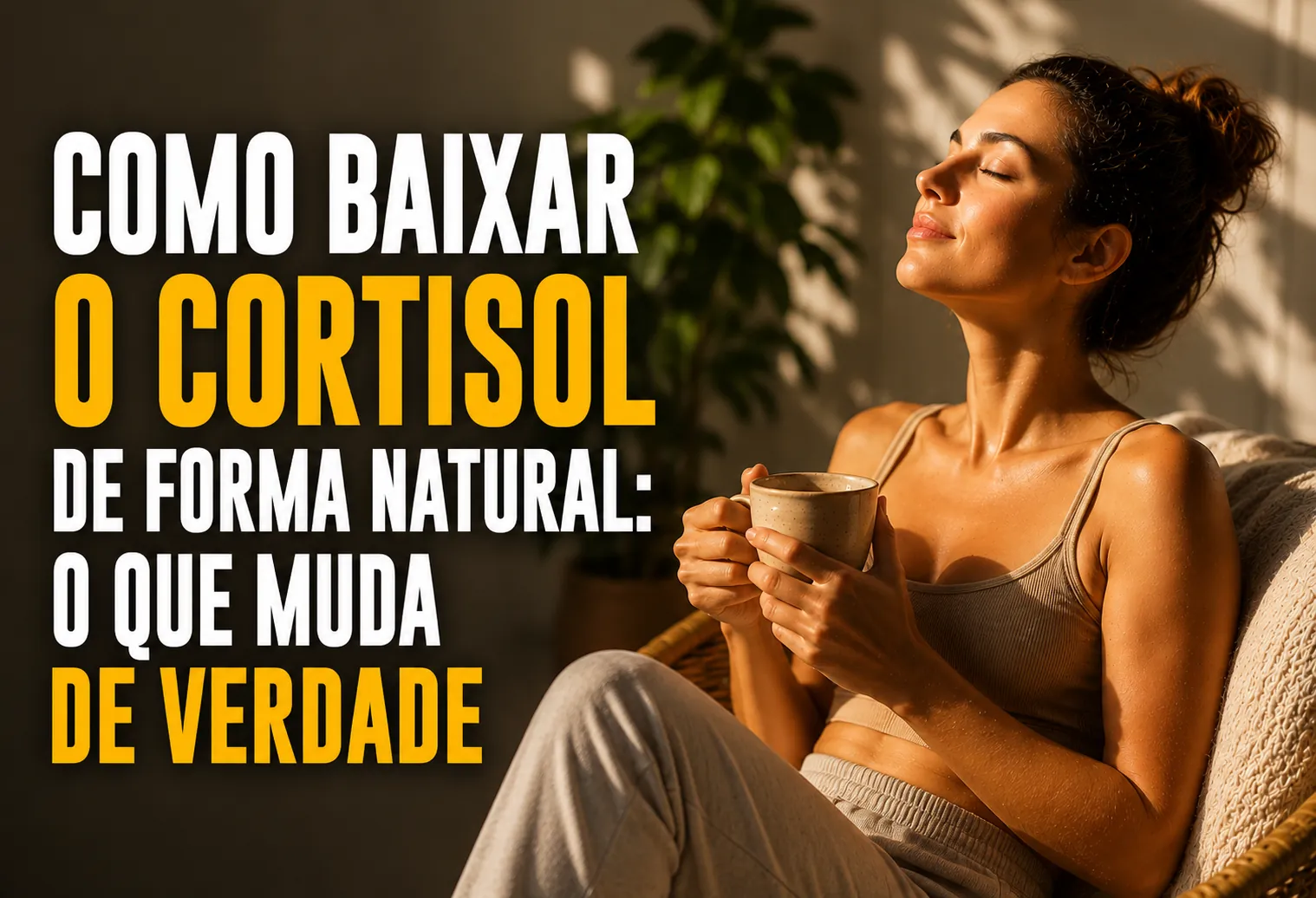 Como baixar o cortisol de forma natural: o que muda de verdade