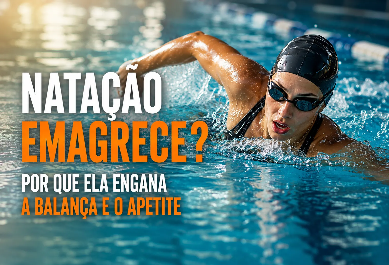 Natação emagrece? Por que ela engana a balança e o apetite