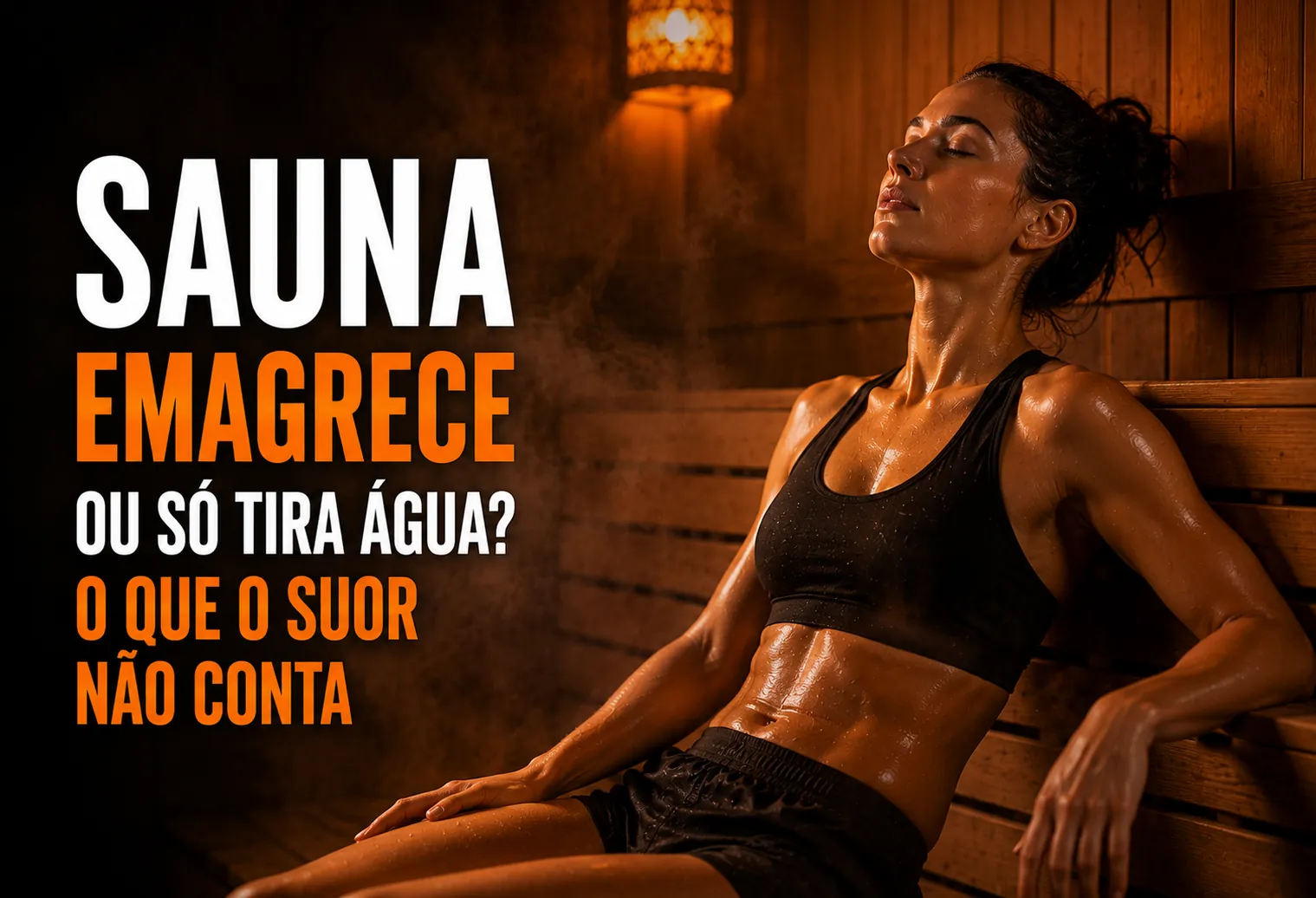 Sauna emagrece ou só tira água? O que o suor não conta