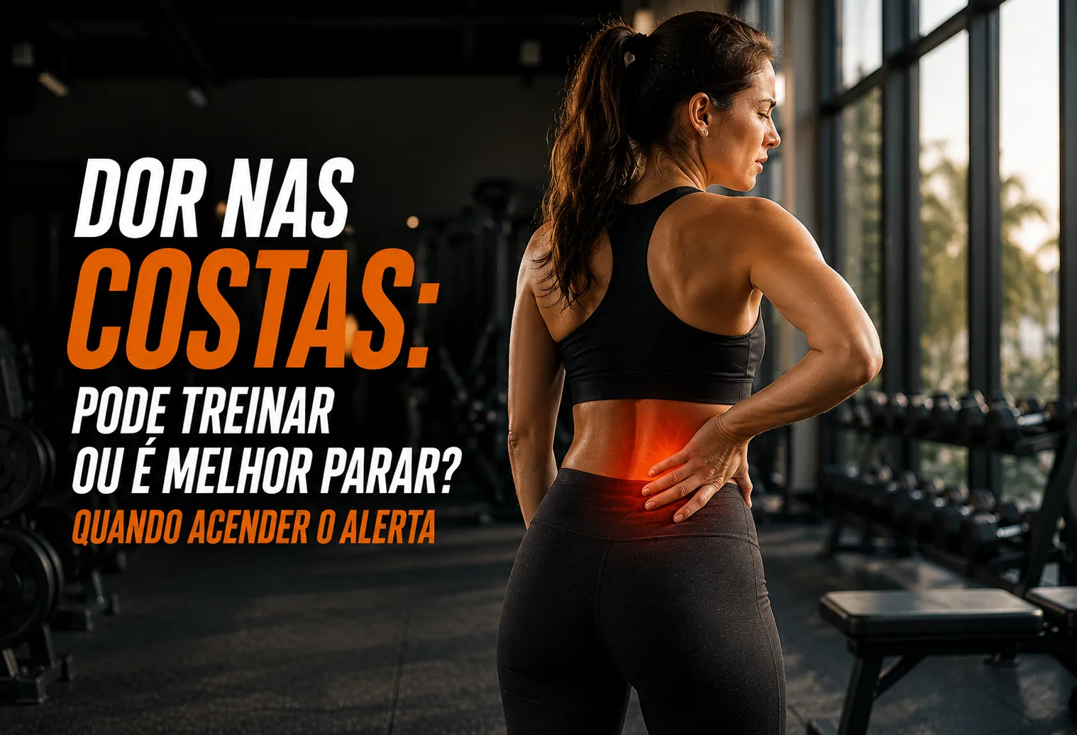 Dor nas costas: pode treinar ou é melhor parar? Quando acender o alerta