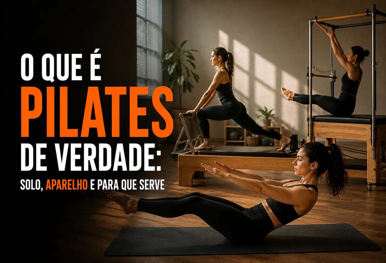 O que é Pilates de verdade: solo, aparelho e para que serve