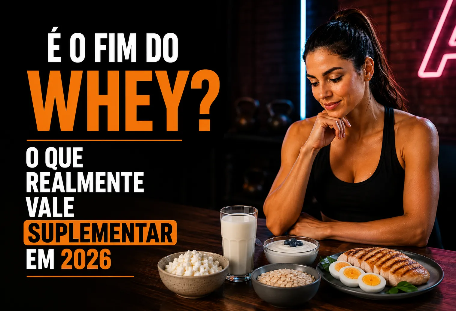 É o fim do whey? O que realmente vale suplementar em 2026