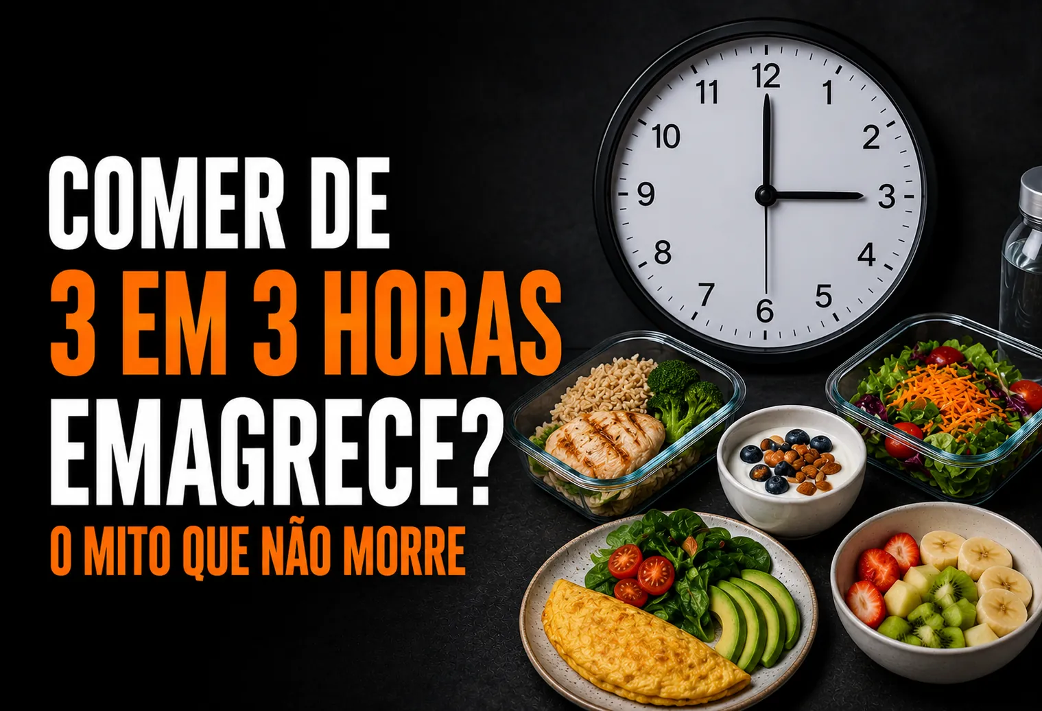 Comer de 3 em 3 horas emagrece? O mito que não morre