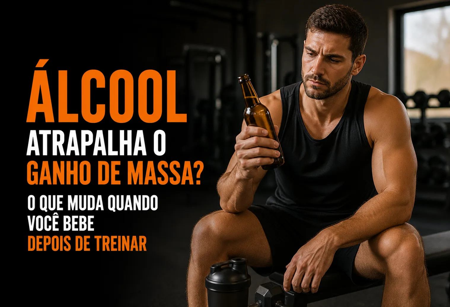 Álcool atrapalha o ganho de massa? O que muda quando você bebe depois de treinar