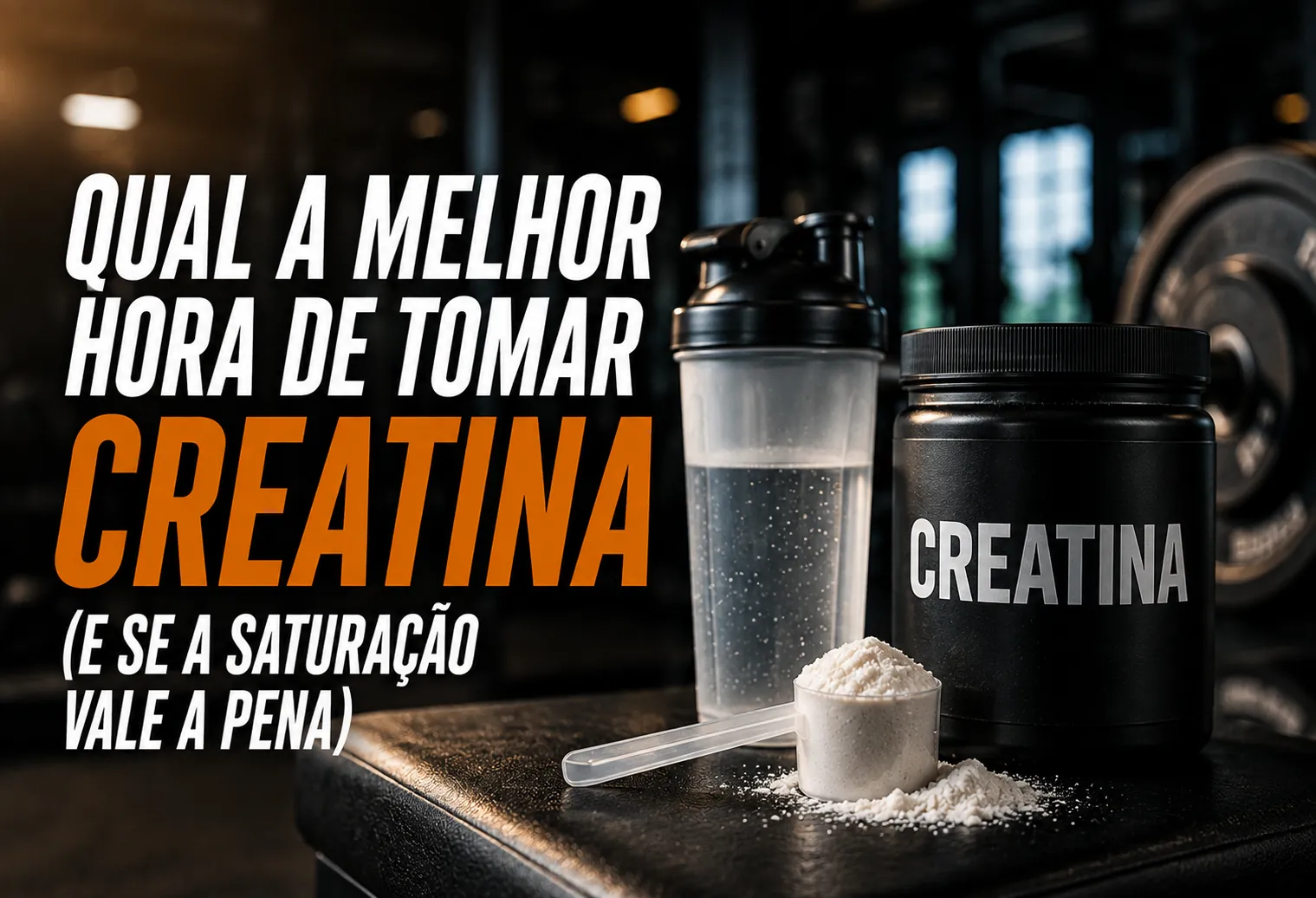 Qual a melhor hora de tomar creatina (e se a saturação vale a pena)