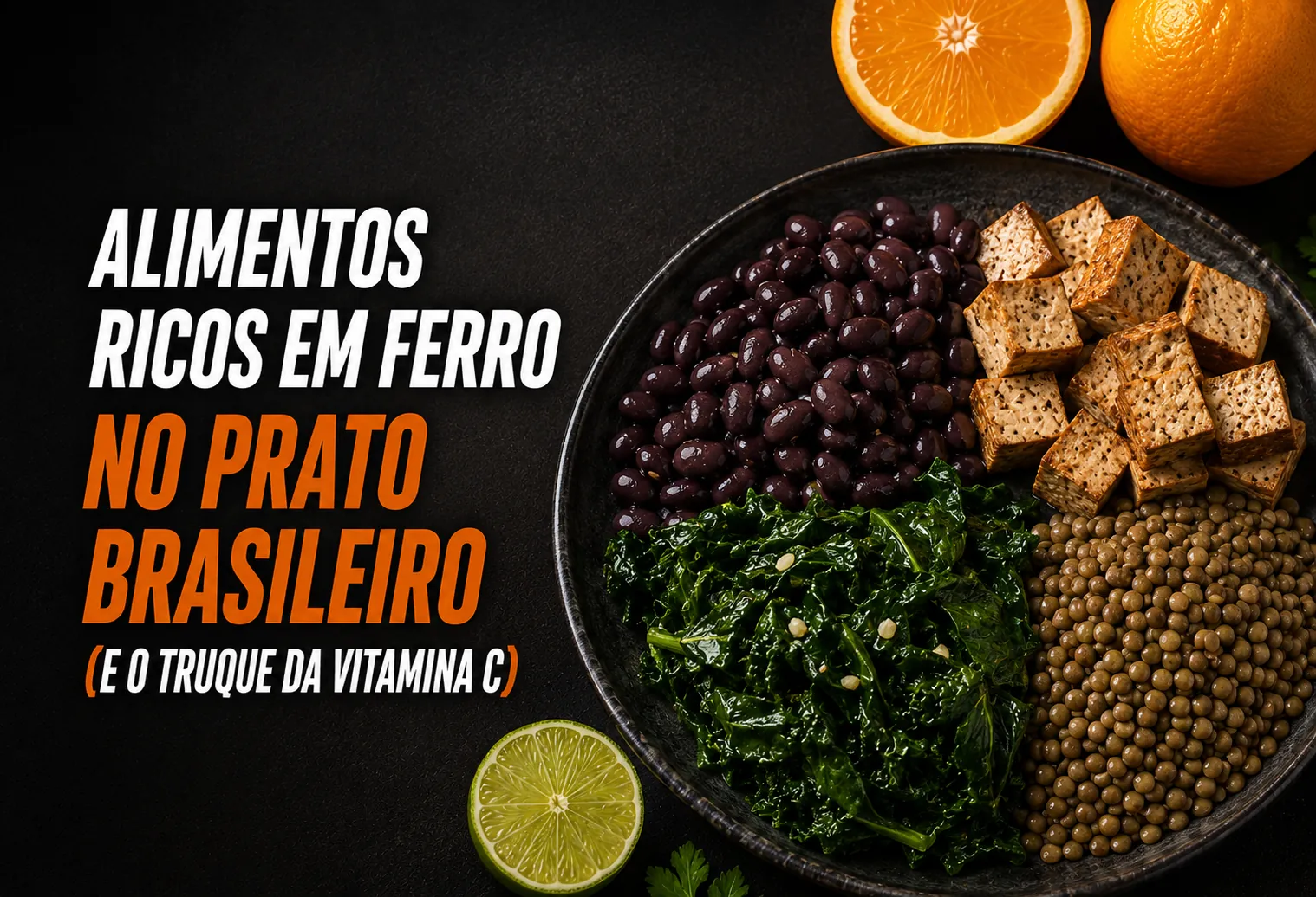 Alimentos ricos em ferro no prato brasileiro (e o truque da vitamina C)