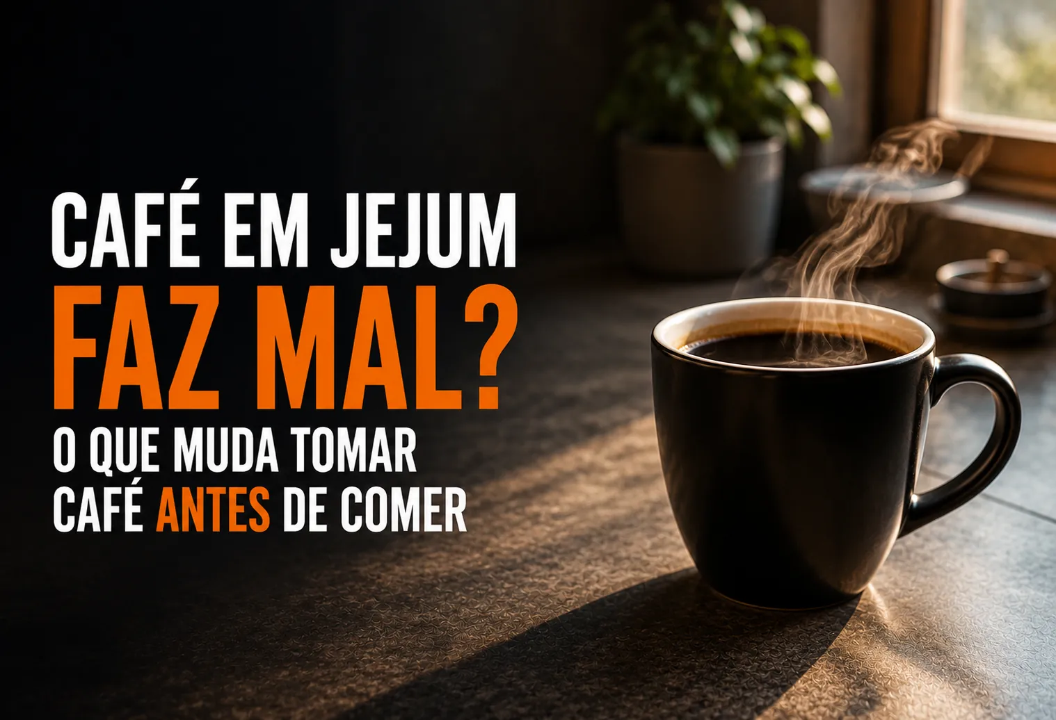 Café em jejum faz mal? O que muda tomar café antes de comer