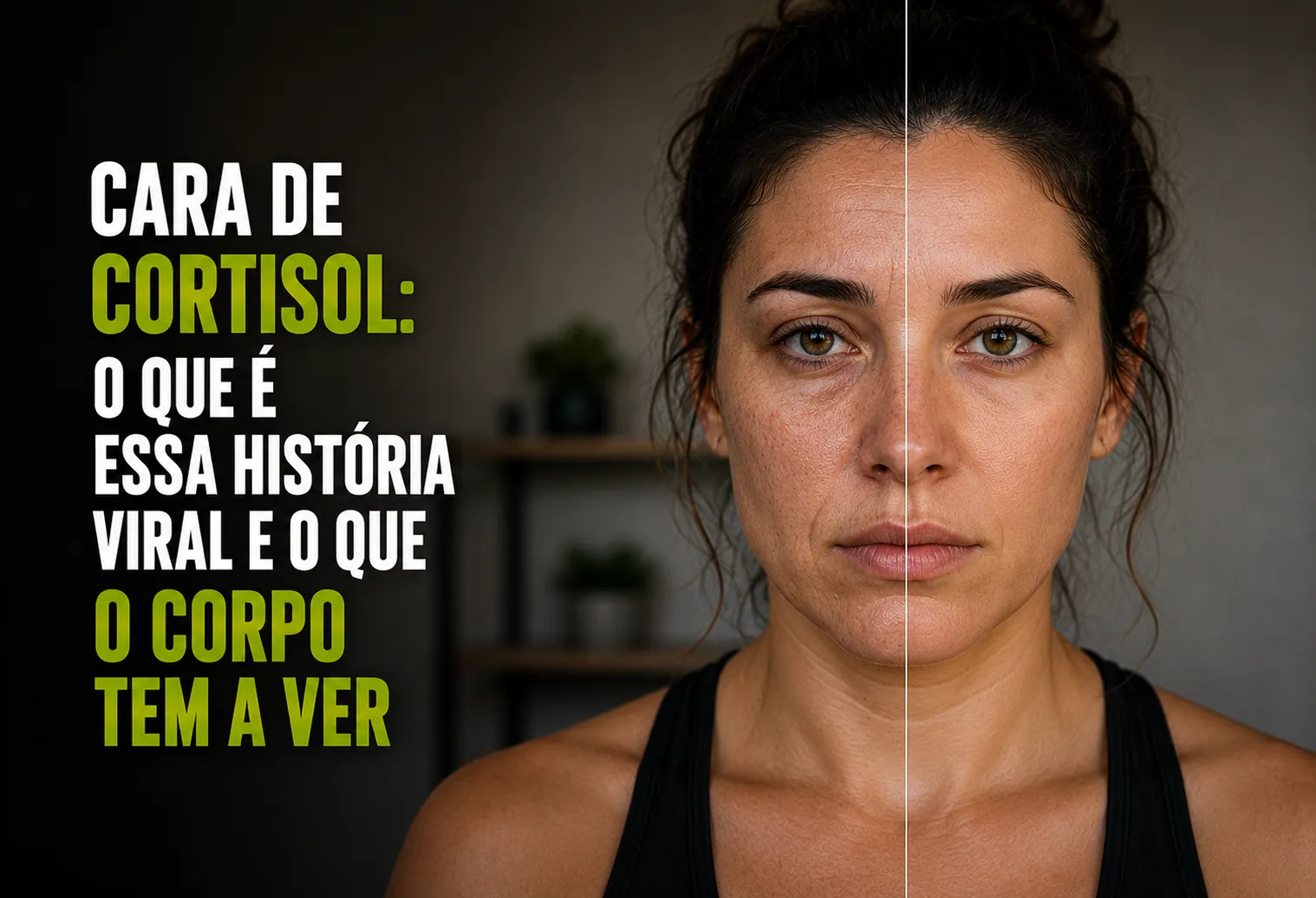 Cara de cortisol: o que é essa história viral e o que o corpo tem a ver