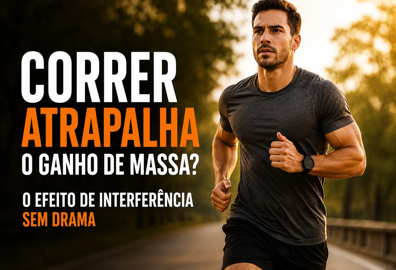 Correr atrapalha o ganho de massa? O efeito de interferência sem drama