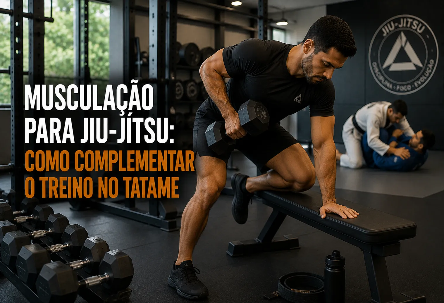 Imagem de capa do artigo: Musculação para jiu-jítsu: como complementar o treino no tatame