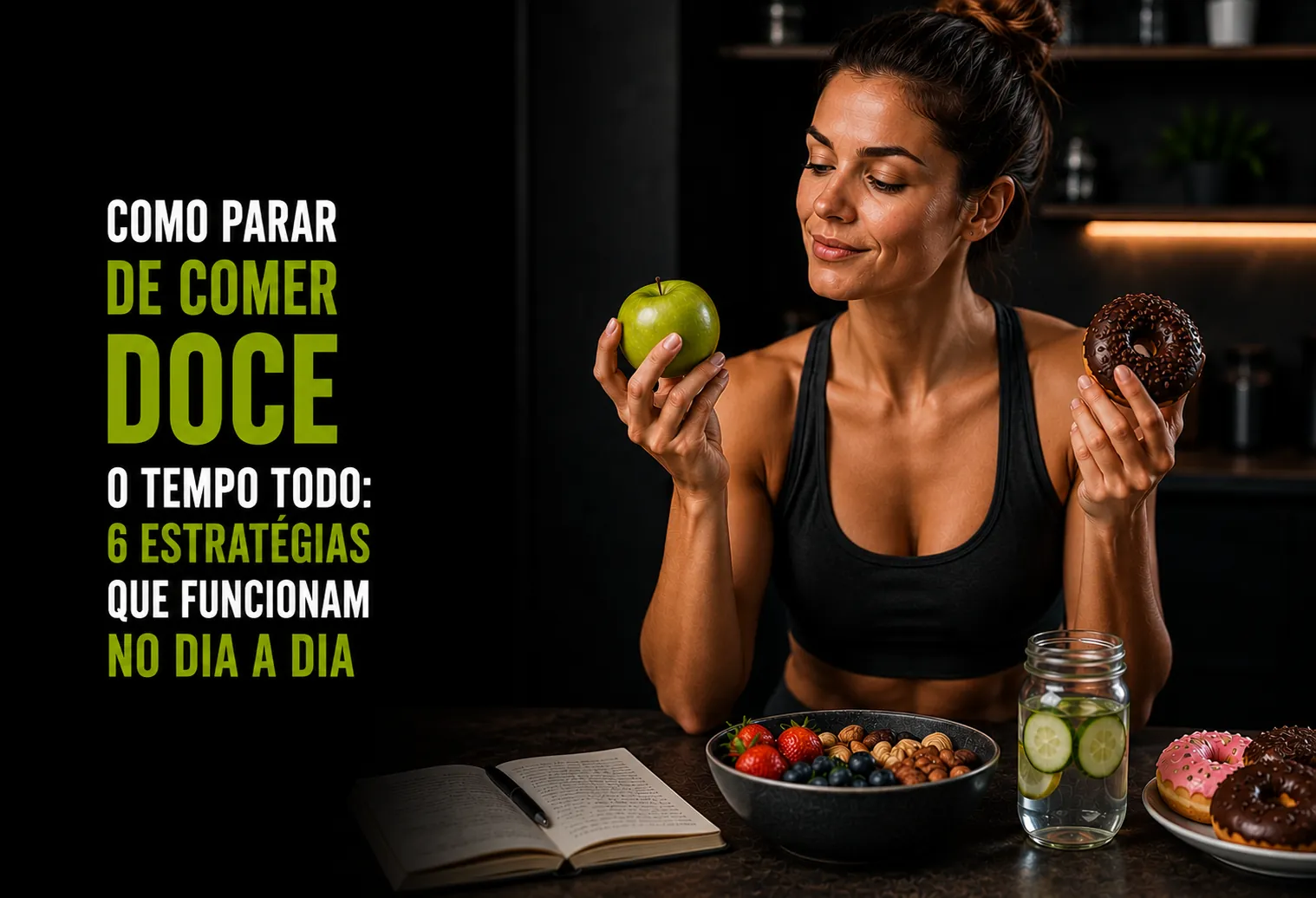 Como parar de comer doce o tempo todo: 6 estratégias que funcionam no dia a dia