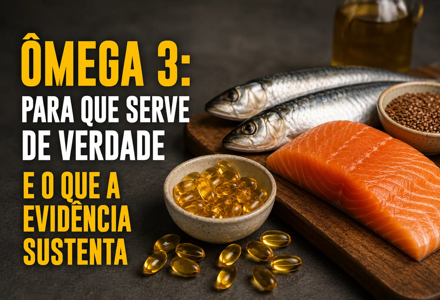 Ômega 3: para que serve de verdade e o que a evidência sustenta