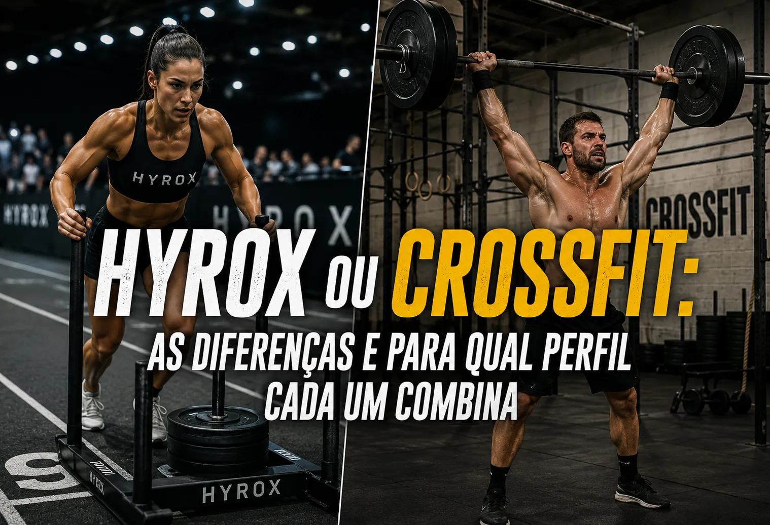 HYROX ou CrossFit: as diferenças e para qual perfil cada um combina