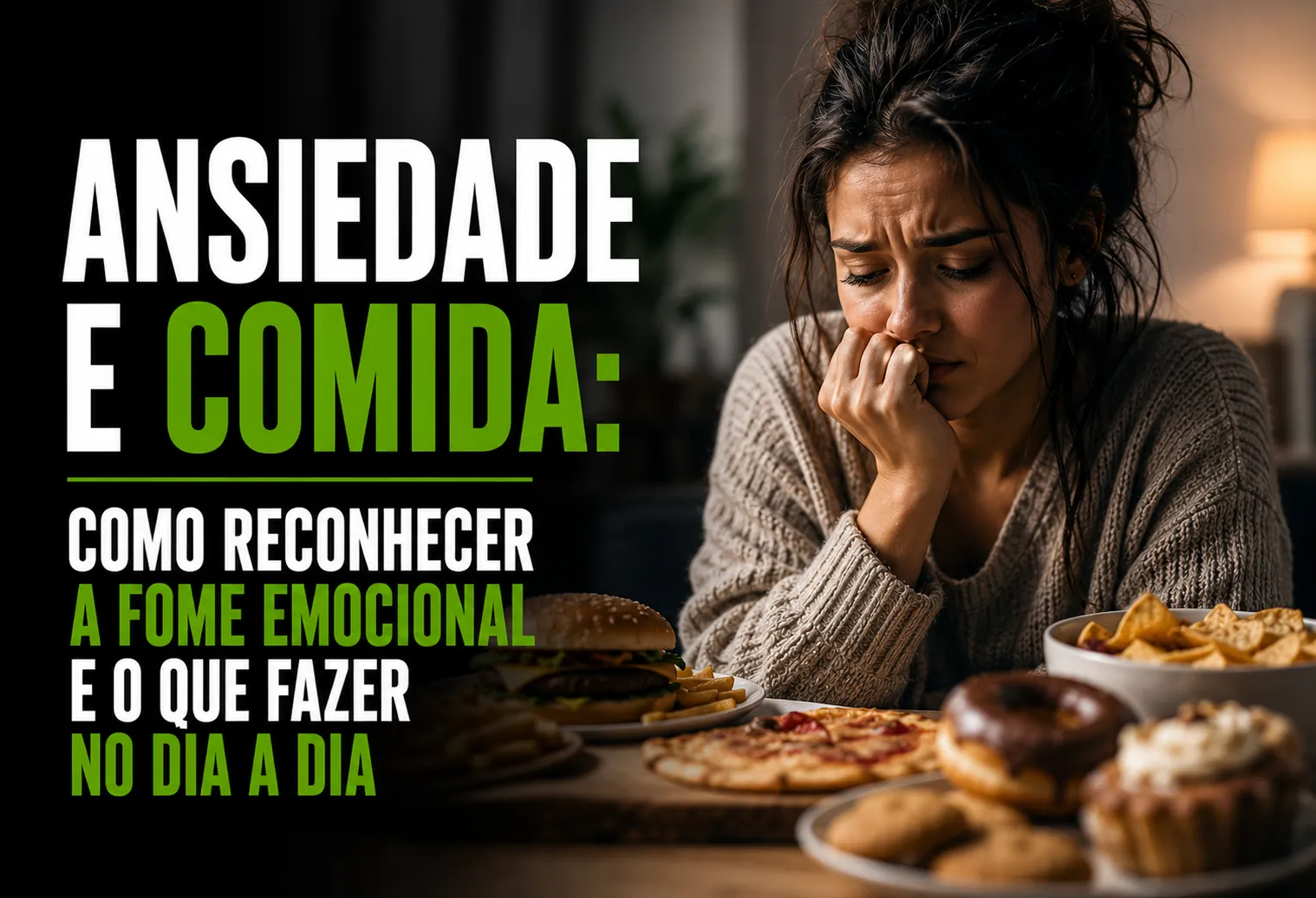Ansiedade e comida: como reconhecer a fome emocional e o que fazer no dia a dia