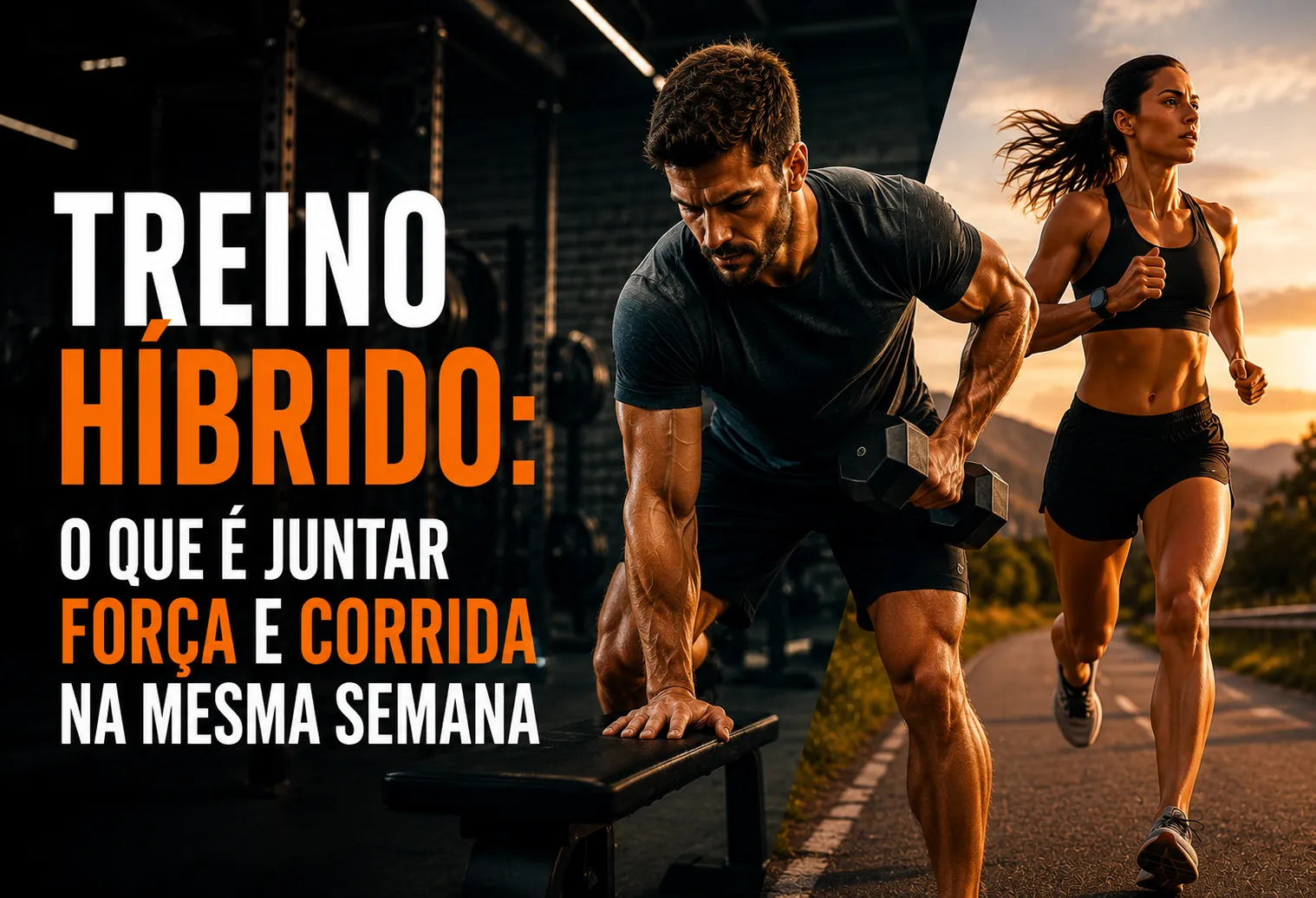 Treino híbrido: o que é juntar força e corrida na mesma semana