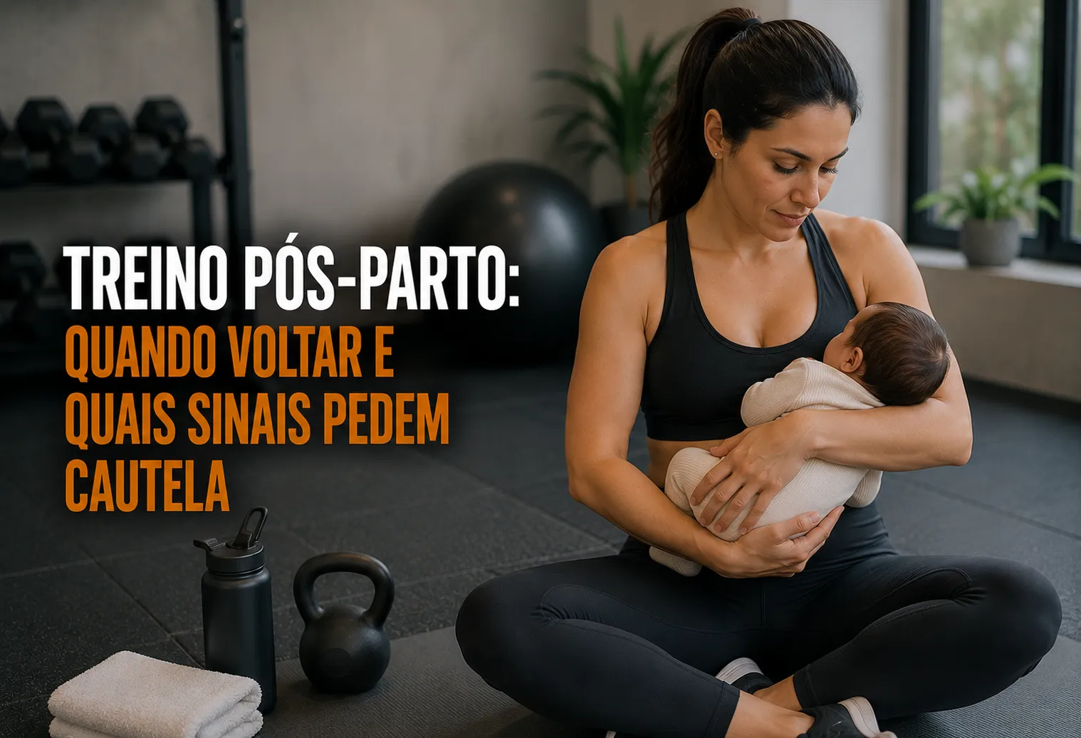 Imagem de capa do artigo: Treino pós-parto: quando voltar e quais sinais pedem cautela